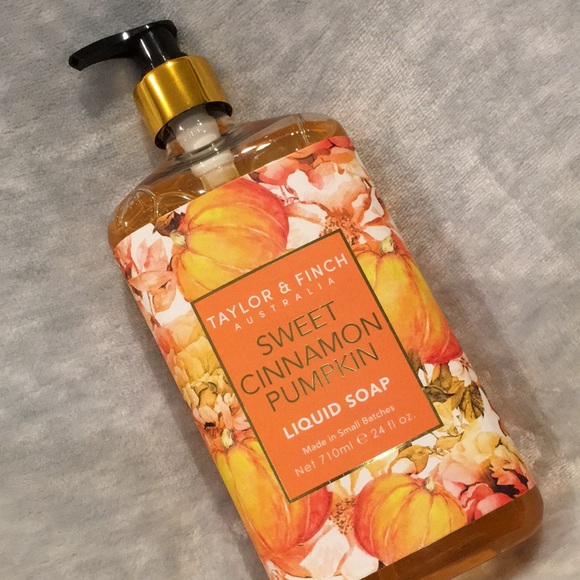 Taylor Finch Australia Sweet Cinnamon Pumpkin Scented Hand Soap XL 24 oz NWT - Picture 1 of 15